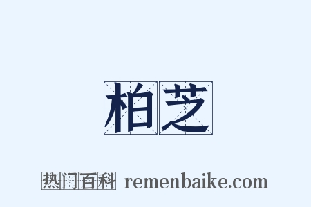 柏芝是什么意思的图片